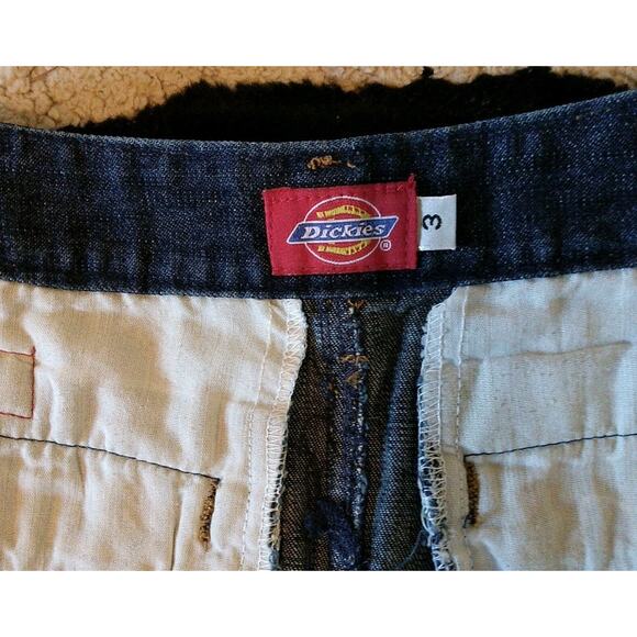 Vtg DICKIES Denim Skirt Women's Pencil High Waisted Made in USA Size 3 - Picture 6 of 12